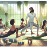 Combination of Hip and Knee Stretches in Yoga