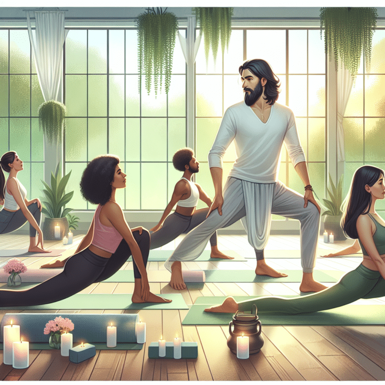 Combination of Hip and Knee Stretches in Yoga